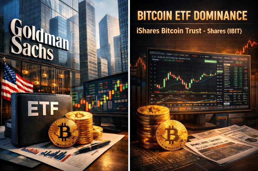 Goldman Sachs công bố 2,36 tỷ USD crypto qua ETF Bitcoin. IBIT tiếp tục giữ vị thế quỹ ETF Bitcoin lớn nhất thế giới