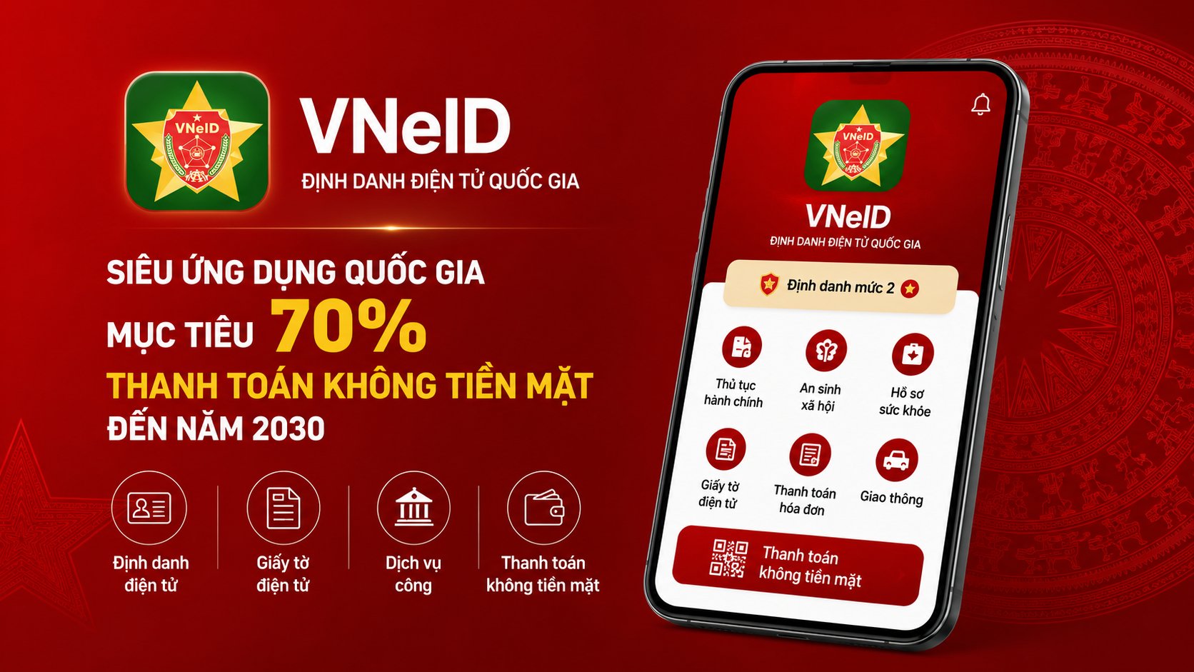 VNeID Hướng Tới Siêu Ứng Dụng Quốc Gia, Mục Tiêu 70% Người Dùng Thanh Toán Không Tiền Mặt Đến 2030